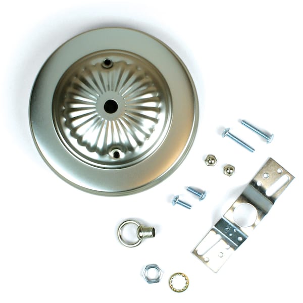 Jandorf 5" Antique Brass Lamp Canopy Kit C60216 Zoro